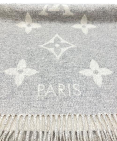 LOUIS VUITTON（ルイ ヴィトン）LOUIS VUITTON (ルイ ヴィトン) カシミヤストール ライトグレーの古着・服飾アイテム