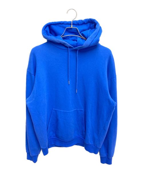 CELINE（セリーヌ）CELINE (セリーヌ) フードロゴプリントパーカー ブルー サイズ:Mの古着・服飾アイテム