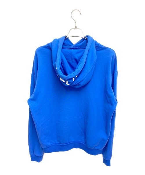 CELINE（セリーヌ）CELINE (セリーヌ) フードロゴプリントパーカー ブルー サイズ:Mの古着・服飾アイテム