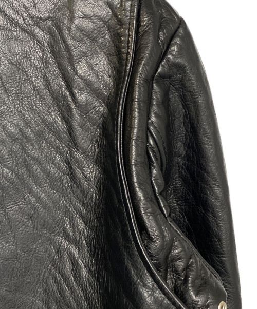 BALENCIAGA（バレンシアガ）BALENCIAGA (バレンシアガ) A2レザージャケット ブラック サイズ:SIZE 50の古着・服飾アイテム