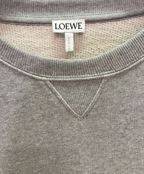 LOEWE（ロエベ）LOEWE (ロエベ) アナグラム スウェットシャツ グレー サイズ:Ｓの古着・服飾アイテム