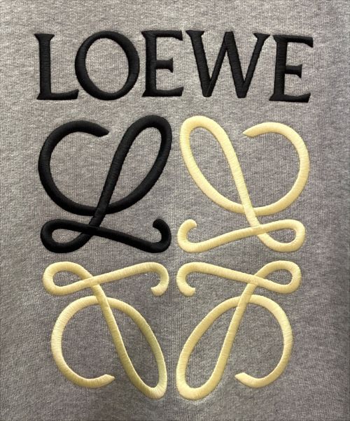 LOEWE（ロエベ）LOEWE (ロエベ) アナグラム スウェットシャツ グレー サイズ:Ｓの古着・服飾アイテム