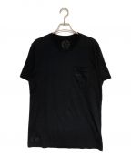 CHROME HEARTSクロムハーツ）の古着「バックプリントポケットTシャツ」｜ブラック