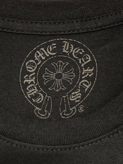 CHROME HEARTS（クロムハーツ）CHROME HEARTS (クロムハーツ) バックプリントポケットTシャツ ブラック サイズ:Mの古着・服飾アイテム