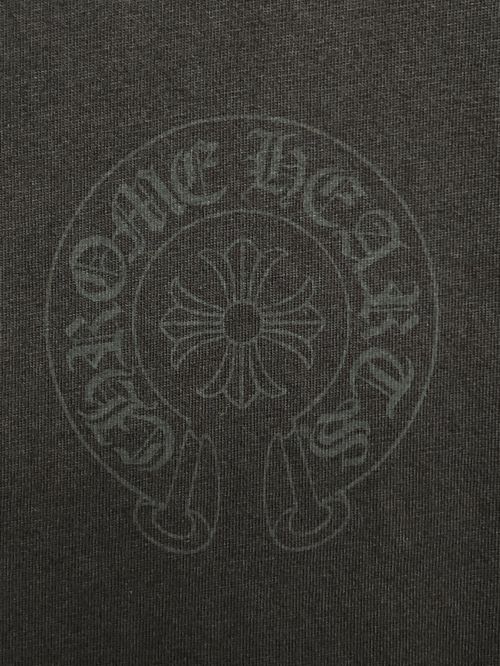 CHROME HEARTS（クロムハーツ）CHROME HEARTS (クロムハーツ) メタルボタンポロシャツ ブラック サイズ:Lの古着・服飾アイテム