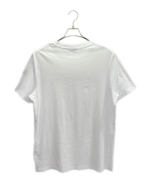 MONCLER（モンクレール）MONCLER (モンクレール) ロゴTシャツ ホワイト サイズ:Mの古着・服飾アイテム