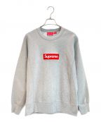 SUPREMEシュプリーム）の古着「ボックスロゴスウェット」｜グレー