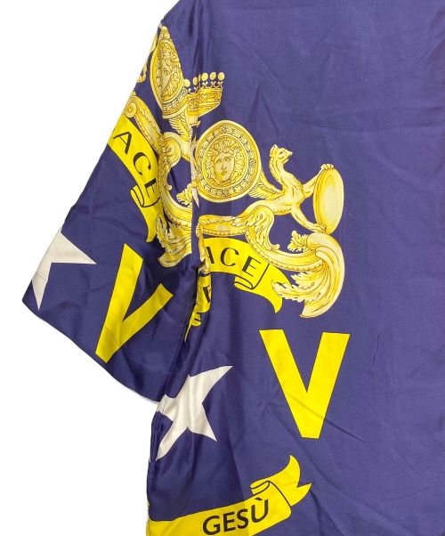 VERSACE（ヴェルサーチ）VERSACE (ヴェルサーチ) 総柄オープンカラーシャツ マルチカラー サイズ:40の古着・服飾アイテム