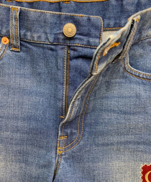 GUCCI（グッチ）GUCCI (グッチ) デニムショートパンツ インディゴ サイズ:22の古着・服飾アイテム