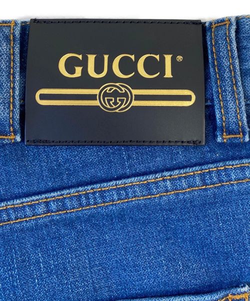 GUCCI（グッチ）GUCCI (グッチ) デニムショートパンツ インディゴ サイズ:22の古着・服飾アイテム