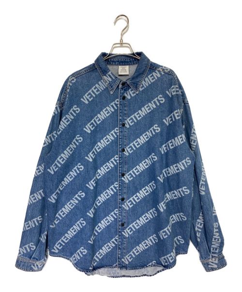 VETEMENTS（ヴェトモン）VETEMENTS (ヴェトモン) デニムブルゾン インディゴ サイズ:Mの古着・服飾アイテム