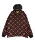 GUCCI（グッチ）の古着「Macro GG diamond wool jacket」｜ブラック×レッド