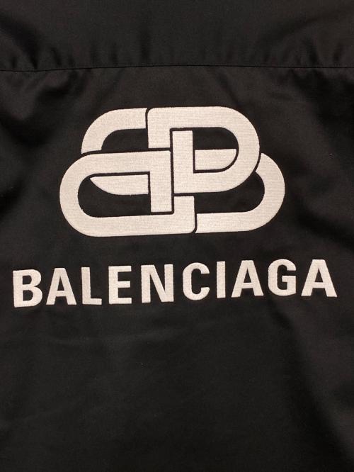 BALENCIAGA（バレンシアガ）BALENCIAGA (バレンシアガ) 刺繍ヘビーウウェイトシャツ ブラック サイズ:37の古着・服飾アイテム