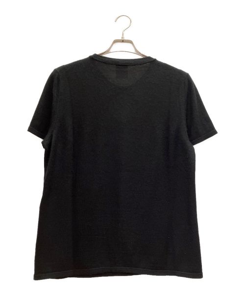 CHANEL（シャネル）CHANEL (シャネル) ロゴエンブレムワッペンカシミヤニット ブラック サイズ:50の古着・服飾アイテム
