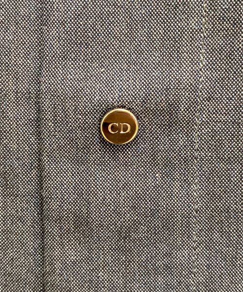 Christian Dior（クリスチャン ディオール）Christian Dior (クリスチャン ディオール) シャンブレーシャツ インディゴ サイズ:41の古着・服飾アイテム
