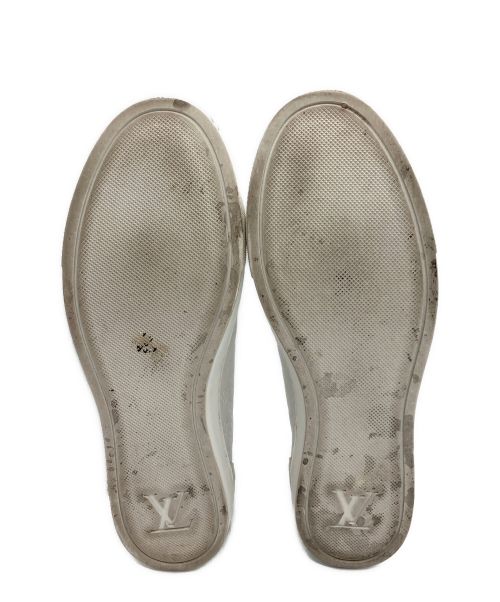 LOUIS VUITTON（ルイ ヴィトン）LOUIS VUITTON (ルイ ヴィトン) レザーモノグラム・ハイカットスニーカー ホワイト サイズ:37の古着・服飾アイテム
