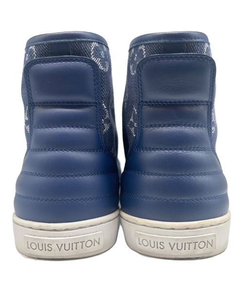 LOUIS VUITTON（ルイ ヴィトン）LOUIS VUITTON (ルイ ヴィトン) モノグラム デニム ハイカットスニーカー インディゴ サイズ:37の古着・服飾アイテム