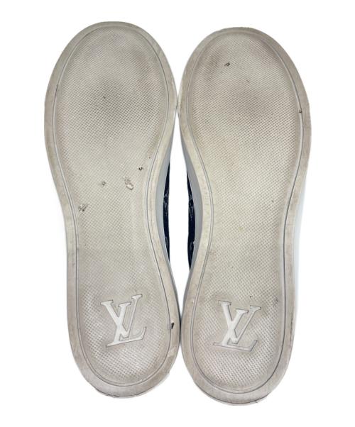 LOUIS VUITTON（ルイ ヴィトン）LOUIS VUITTON (ルイ ヴィトン) モノグラム デニム ハイカットスニーカー インディゴ サイズ:37の古着・服飾アイテム