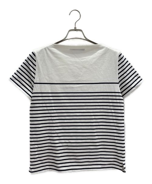 Christian Dior（クリスチャン ディオール）Christian Dior (クリスチャン ディオール) ボーダーTシャツ ホワイト×ネイビー サイズ:Lの古着・服飾アイテム