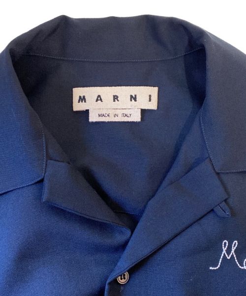 MARNI（マルニ）MARNI (マルニ) ロゴ刺繍ボーリングシャツ サイズ:50の古着・服飾アイテム