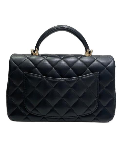 CHANEL（シャネル）CHANEL (シャネル) トップハンドルミニマトラッセ ブラック サイズ:20の古着・服飾アイテム