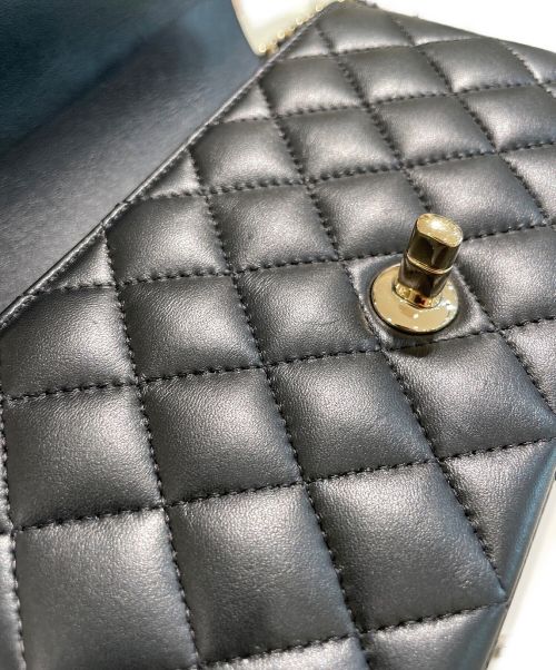 CHANEL（シャネル）CHANEL (シャネル) トップハンドルミニマトラッセ ブラック サイズ:20の古着・服飾アイテム