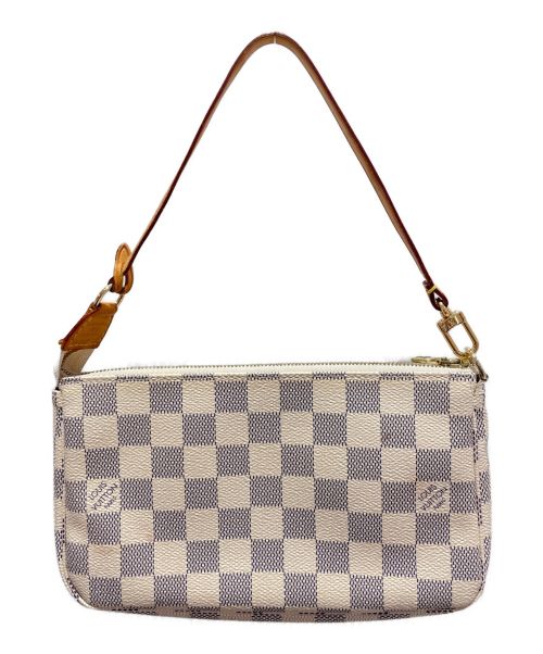 LOUIS VUITTON（ルイ ヴィトン）LOUIS VUITTON (ルイ ヴィトン) ポシェット・アクセソワール/ポーチ ホワイト×グレーの古着・服飾アイテム