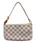 LOUIS VUITTON（ルイ ヴィトン）の古着「ポシェット・アクセソワール/ポーチ」｜ホワイト×グレー