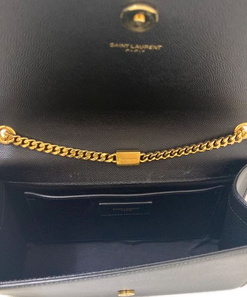 Saint Laurent Paris（サンローランパリ）Saint Laurent Paris (サンローランパリ) ケイトチェーンショルダーバッグ ブラック サイズ:ミディアムの古着・服飾アイテム