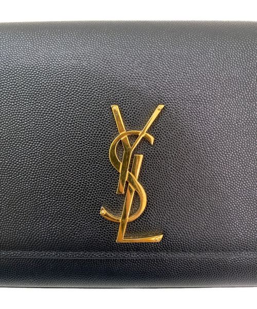 Saint Laurent Paris（サンローランパリ）Saint Laurent Paris (サンローランパリ) ケイトチェーンショルダーバッグ ブラック サイズ:ミディアムの古着・服飾アイテム