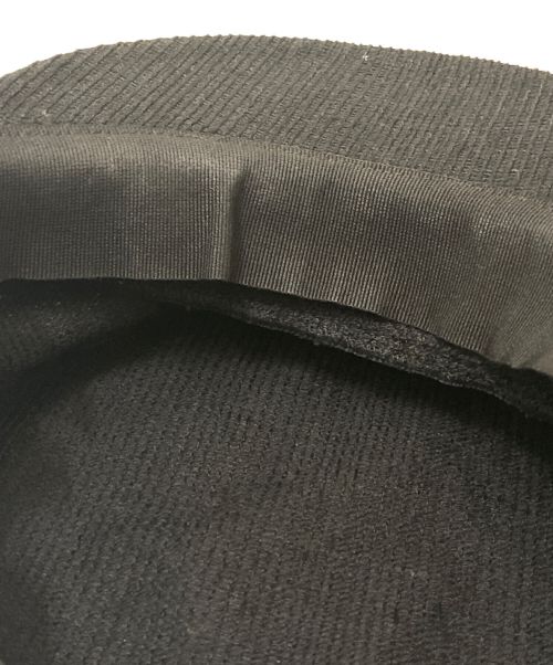 Dior（ディオール）Dior (ディオール) ロゴ刺繍キャスケット ブラック サイズ:59の古着・服飾アイテム