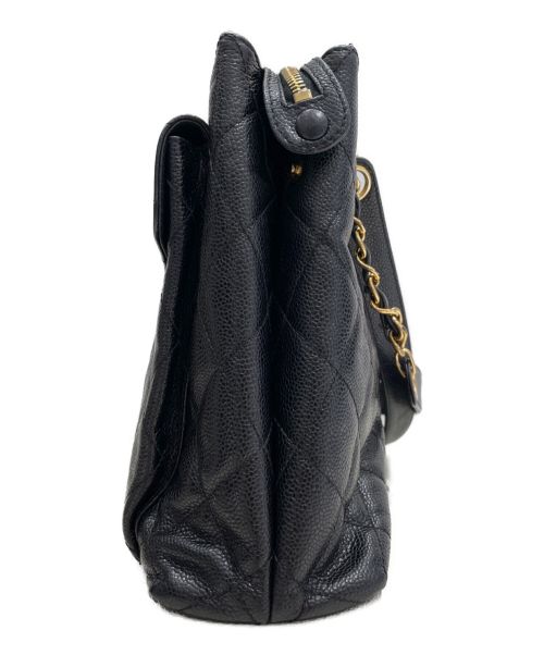CHANEL（シャネル）CHANEL (シャネル) マトラッセチェーンショルダーバッグ ブラックの古着・服飾アイテム