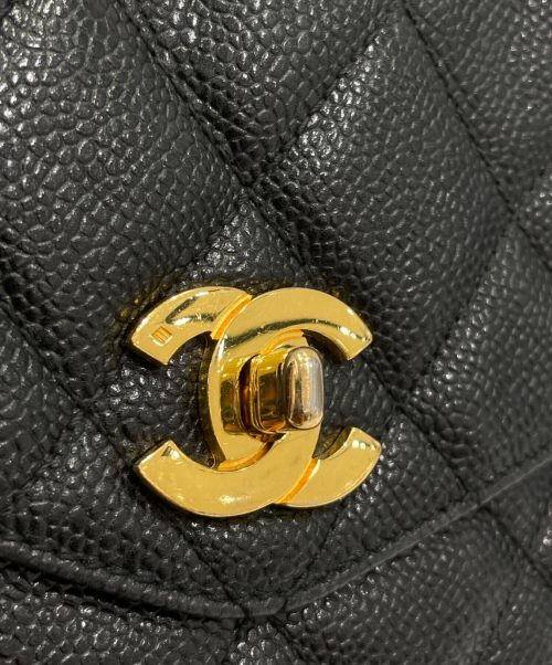 CHANEL（シャネル）CHANEL (シャネル) マトラッセチェーンショルダーバッグ ブラックの古着・服飾アイテム