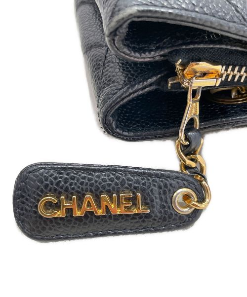 CHANEL（シャネル）CHANEL (シャネル) マトラッセチェーンショルダーバッグ ブラックの古着・服飾アイテム