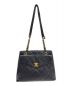 CHANEL (シャネル) マトラッセチェーンショルダーバッグ ブラック：348000円