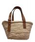 LOEWE (ロエベ) バスケットバッグスモール ナチュラル×ネイビー サイズ:スモール：60000円