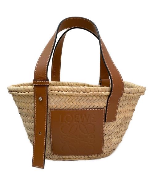 LOEWE（ロエベ）LOEWE (ロエベ) バスケットバッグ スモール ベージュ×タン サイズ:スモールの古着・服飾アイテム