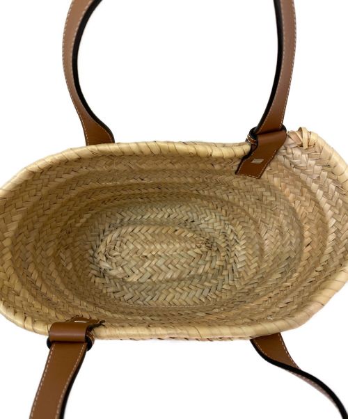 LOEWE（ロエベ）LOEWE (ロエベ) バスケットバッグ スモール ベージュ×タン サイズ:スモールの古着・服飾アイテム