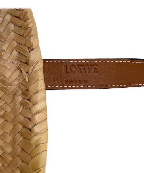 LOEWE（ロエベ）LOEWE (ロエベ) バスケットバッグ スモール ベージュ×タン サイズ:スモールの古着・服飾アイテム