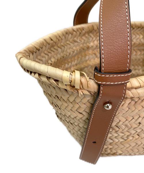 LOEWE（ロエベ）LOEWE (ロエベ) バスケットバッグ スモール ベージュ×タン サイズ:スモールの古着・服飾アイテム