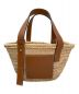 LOEWE（ロエベ）の古着「バスケットバッグ スモール」｜ベージュ×タン