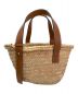 LOEWE (ロエベ) バスケットバッグ スモール ベージュ×タン サイズ:スモール：57800円