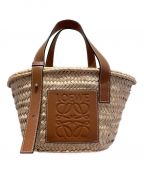 LOEWEロエベ）の古着「バスケットバッグ スモール」｜ナチュラル×タン