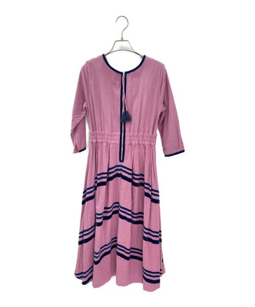 Velnica（ヴェルニカ）Velnica (ヴェルニカ) Vネックワンピース パープル サイズ:-の古着・服飾アイテム