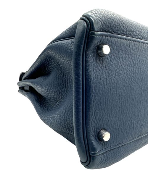 HERMES（エルメス）HERMES (エルメス) ケリー 35/シルバー金具/トゴ/ネイビー/□N刻印 ネイビー サイズ:35の古着・服飾アイテム