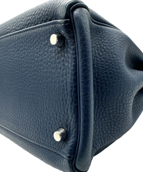 HERMES（エルメス）HERMES (エルメス) ケリー 35/シルバー金具/トゴ/ネイビー/□N刻印 ネイビー サイズ:35の古着・服飾アイテム