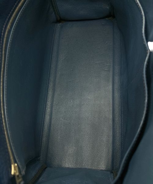 HERMES（エルメス）HERMES (エルメス) ケリー 35/シルバー金具/トゴ/ネイビー/□N刻印 ネイビー サイズ:35の古着・服飾アイテム