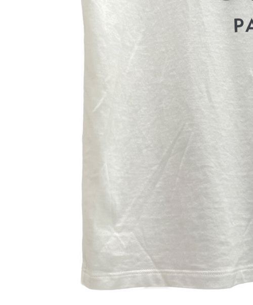 CELINE（セリーヌ）CELINE (セリーヌ) トリオンフロゴリンガーTシャツ ホワイト×ネイビー サイズ:XSの古着・服飾アイテム