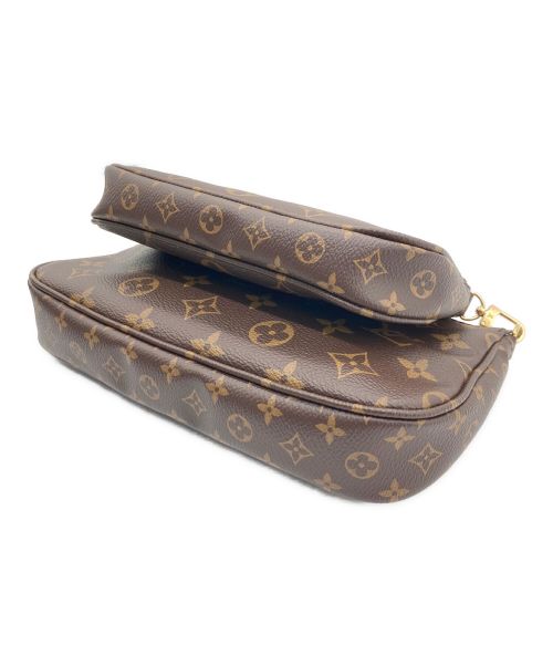 LOUIS VUITTON（ルイ ヴィトン）LOUIS VUITTON (ルイ ヴィトン) ミュルティポシェットアクセソワール/ショルダーポーチ ブラウン サイズ:-の古着・服飾アイテム