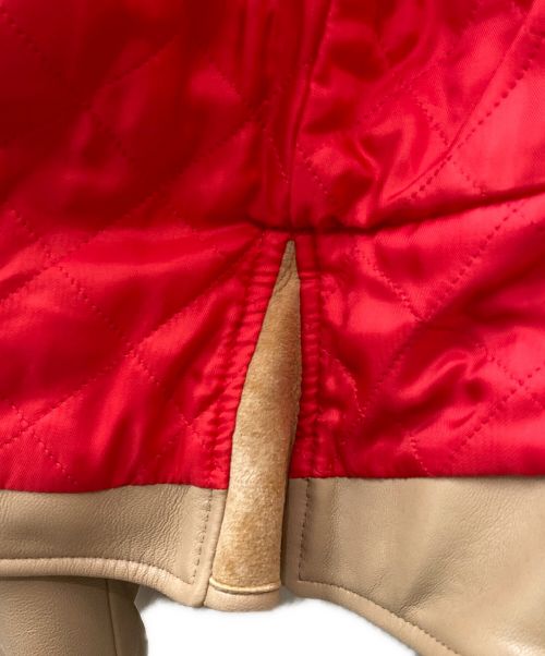CELINE（セリーヌ）CELINE (セリーヌ) レザーブルゾン ベージュ サイズ:36の古着・服飾アイテム
